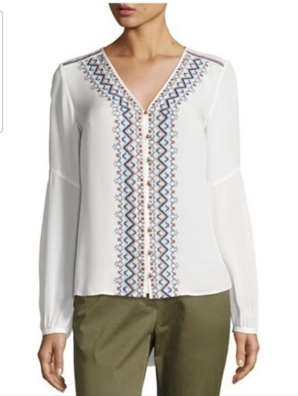 Veronica Beard Silk Top - Picture 2 of 14